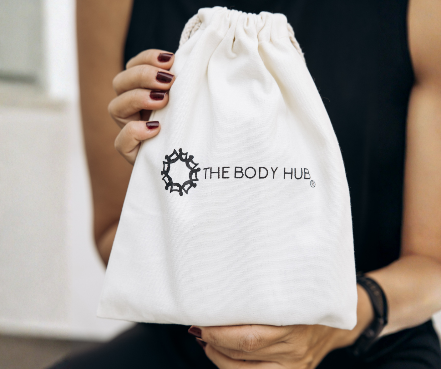 The Body Hub® Drawstring Tote Bag
