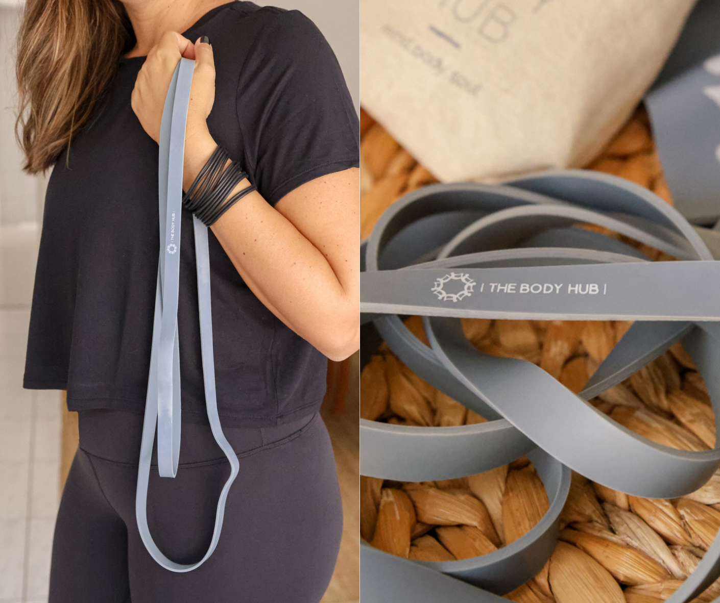 The Body Hub® Natural Latex Band and Resistance Loop Bundle